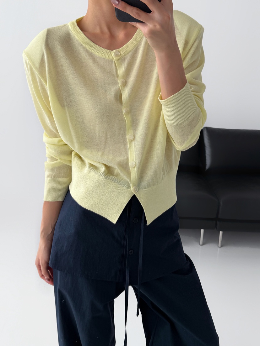 CELEBRITY-A韓國東大門直郵女裝新品26春夏針織衫透視開衫CELEBRITY-A針織衫