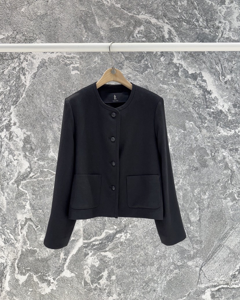 ROOKIE BUD韓國東大門直郵女裝新款26春夏夾克粗花呢混紡亞麻ROOKIE BUD-L夾克圖色2