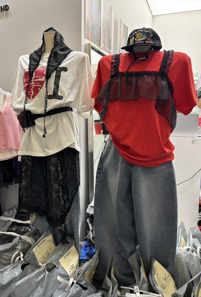 INTHEEND韓國直郵女士新款職業26春夏人氣熱賣連衣裙蕾絲INTHEEND連衣裙