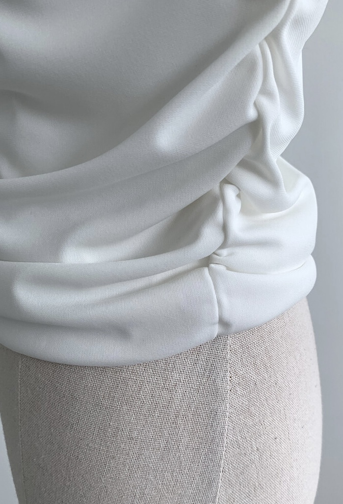 THE LOW韓國直郵女士新品26春夏人氣職業襯衫蕾絲衫褶皺THE LOW襯衫/蕾絲衫