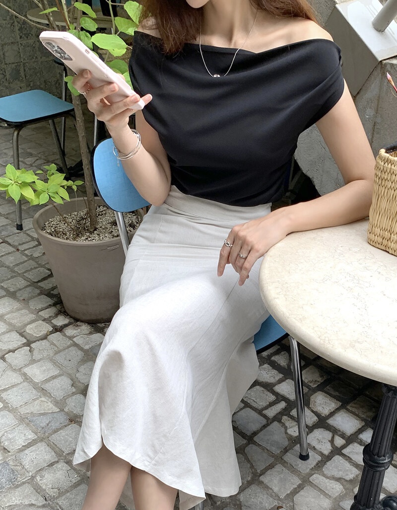 THE LOW韓國直郵女士新品26春夏人氣職業襯衫蕾絲衫褶皺THE LOW襯衫/蕾絲衫