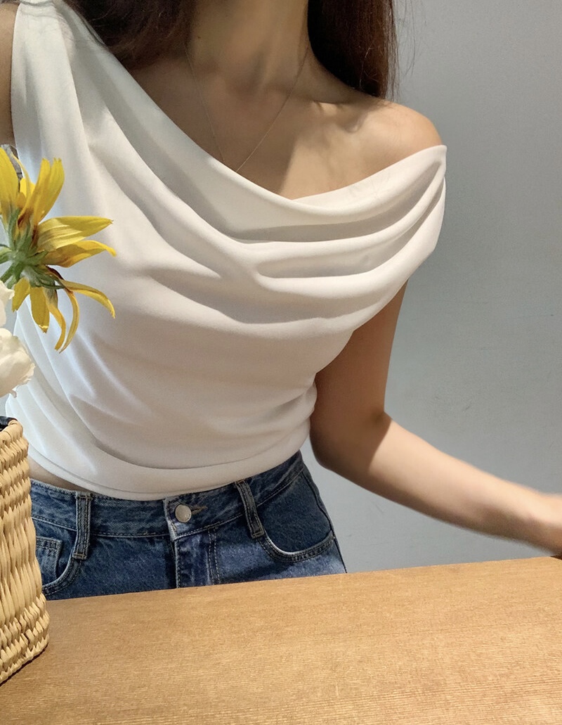 THE LOW韓國直郵女士新品26春夏人氣職業襯衫蕾絲衫褶皺THE LOW襯衫/蕾絲衫