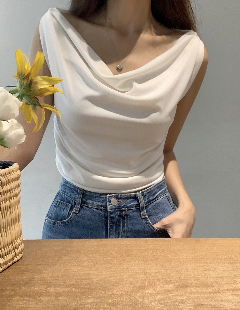 THE LOW韓國直郵女士新品26春夏人氣職業襯衫蕾絲衫褶皺THE LOW襯衫/蕾絲衫