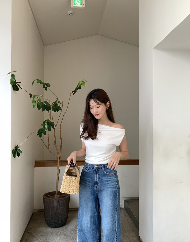 THE LOW韓國直郵女士新品26春夏人氣職業襯衫蕾絲衫褶皺THE LOW襯衫/蕾絲衫