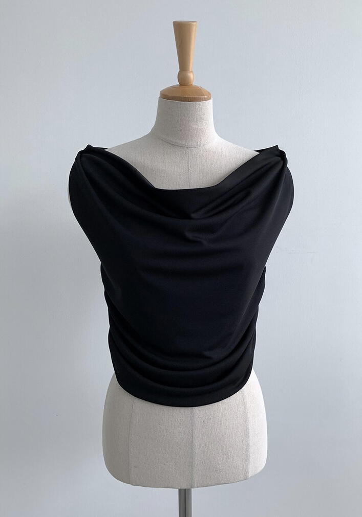 THE LOW韓國直郵女士新品26春夏人氣職業襯衫蕾絲衫褶皺THE LOW襯衫/蕾絲衫圖色2