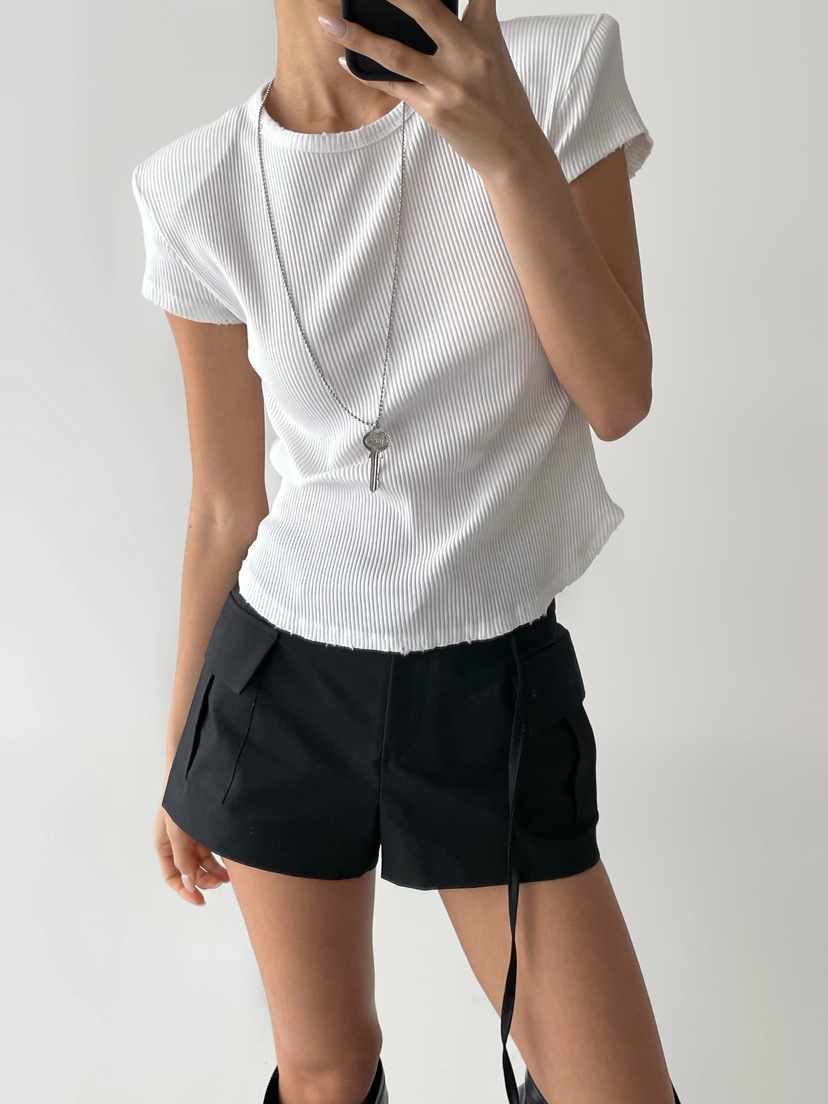 CELEBRITY-A韓國東大門直郵女裝新款26春夏熱賣休閑職業T恤CELEBRITY-AT恤