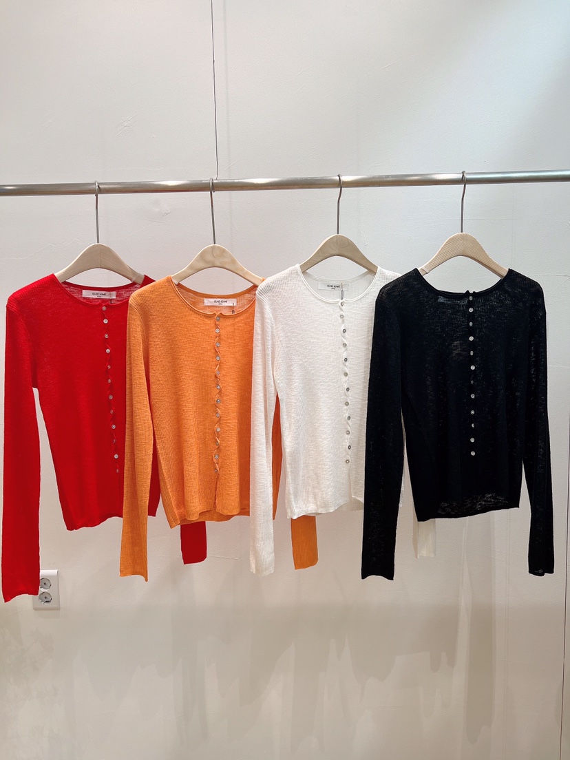 GLAD SOME韓國代購女士新款熱賣職業時尚26春夏人氣針織衫GLAD SOME針織衫圖色1左一色