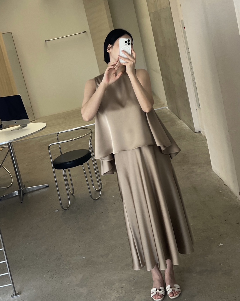 VERNI韓國東大門代購女士新款推薦26春夏人氣休閑熱賣長裙VERNI長裙