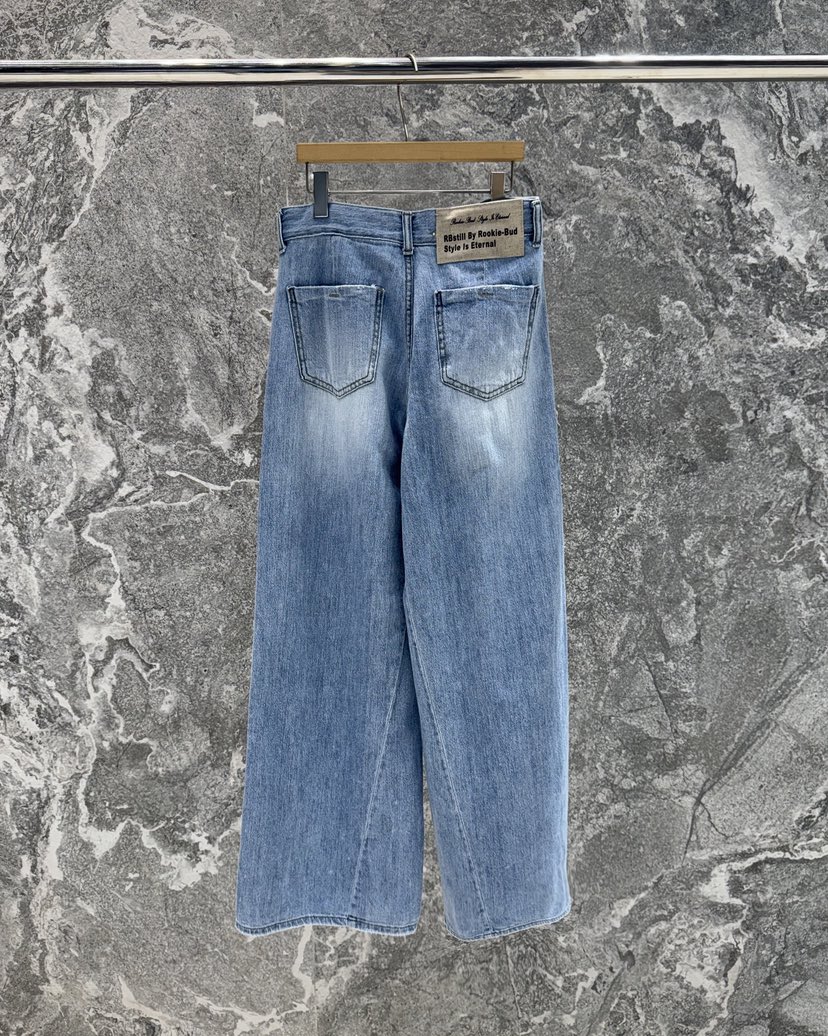 ROOKIE BUD韓國代購女裝新品時尚人氣熱賣26春夏推薦牛仔褲ROOKIE BUD-L牛仔褲
