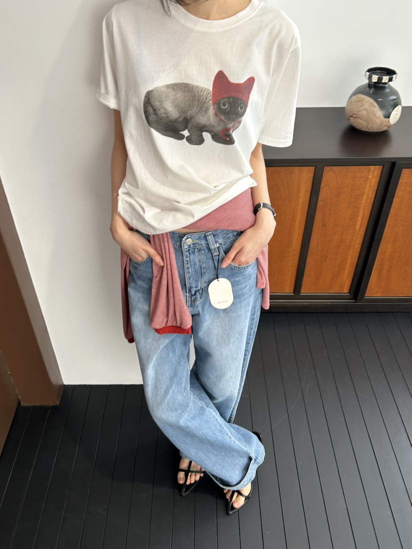 ME MO韓國東大門直郵女裝新款26春夏推薦人氣時尚牛仔褲ME MO牛仔褲