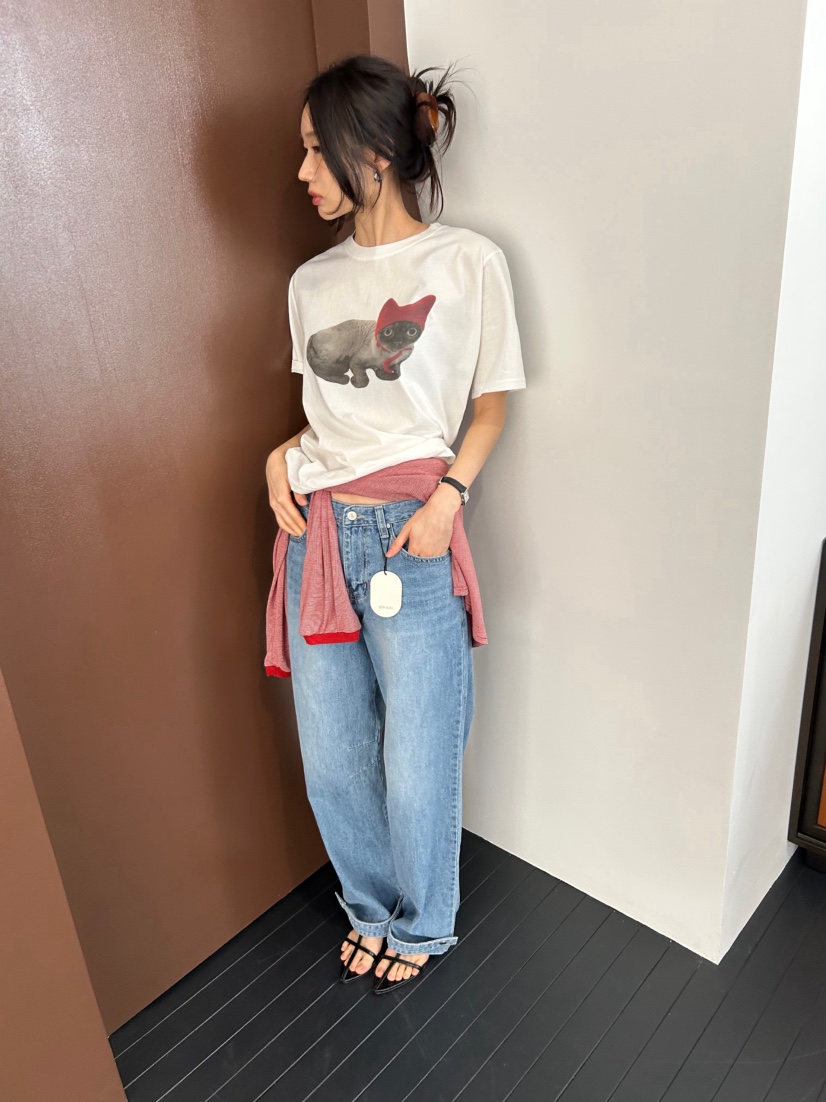 ME MO韓國東大門直郵女裝新款26春夏推薦人氣時尚牛仔褲ME MO牛仔褲