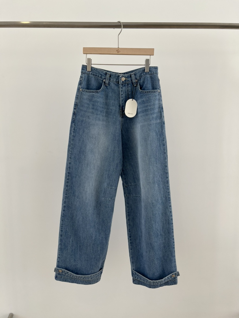 ME MO韓國東大門直郵女裝新款26春夏推薦人氣時尚牛仔褲ME MO牛仔褲圖色1