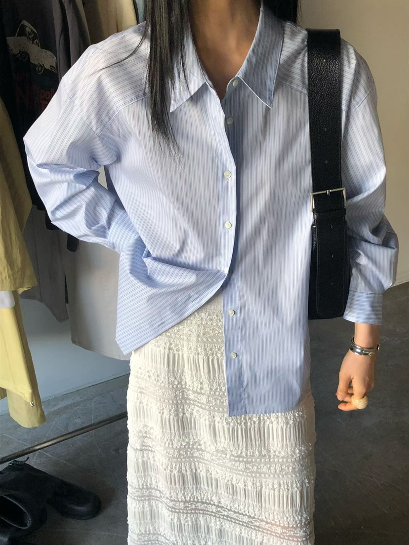 THE ABLE韓國直郵實拍女裝新款時尚26春夏休閑襯衫蕾絲衫THE ABLE/TA襯衫/蕾絲衫