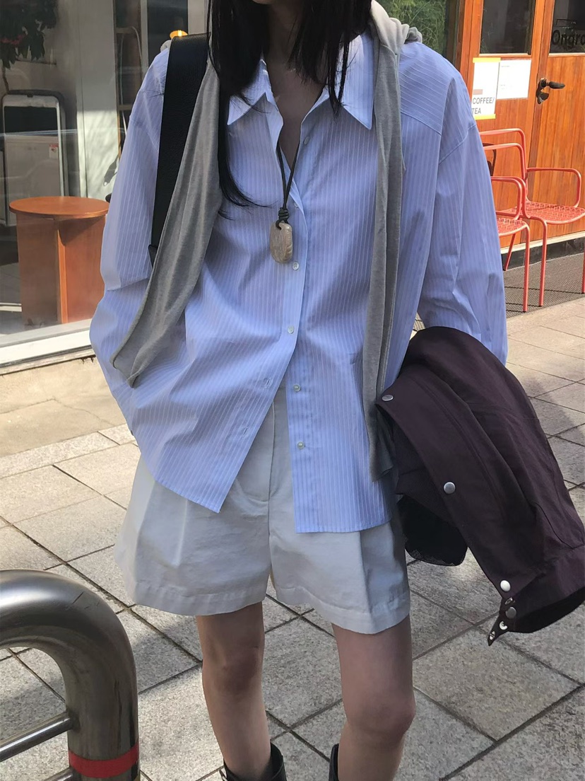 THE ABLE韓國直郵實拍女裝新款時尚26春夏休閑襯衫蕾絲衫THE ABLE/TA襯衫/蕾絲衫