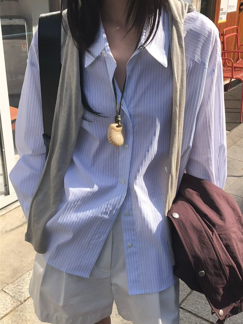 THE ABLE韓國直郵實拍女裝新款時尚26春夏休閑襯衫蕾絲衫THE ABLE/TA襯衫/蕾絲衫