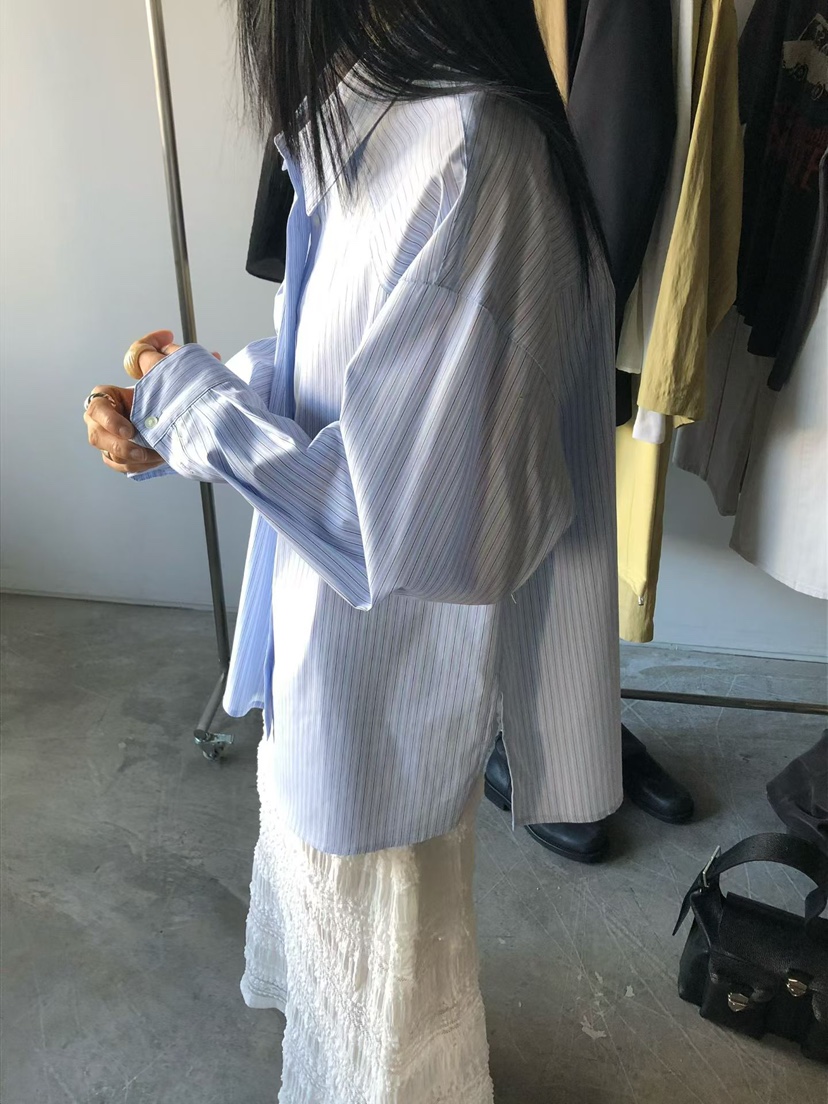 THE ABLE韓國直郵實拍女裝新款時尚26春夏休閑襯衫蕾絲衫THE ABLE/TA襯衫/蕾絲衫