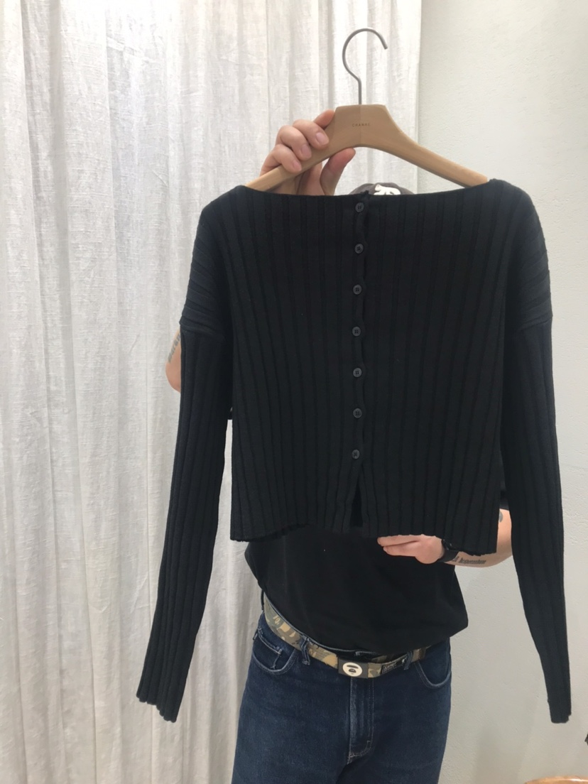 AHOY韓國直郵實拍女裝新款時尚人氣26春夏休閑針織衫羅紋AHOY針織衫圖色4