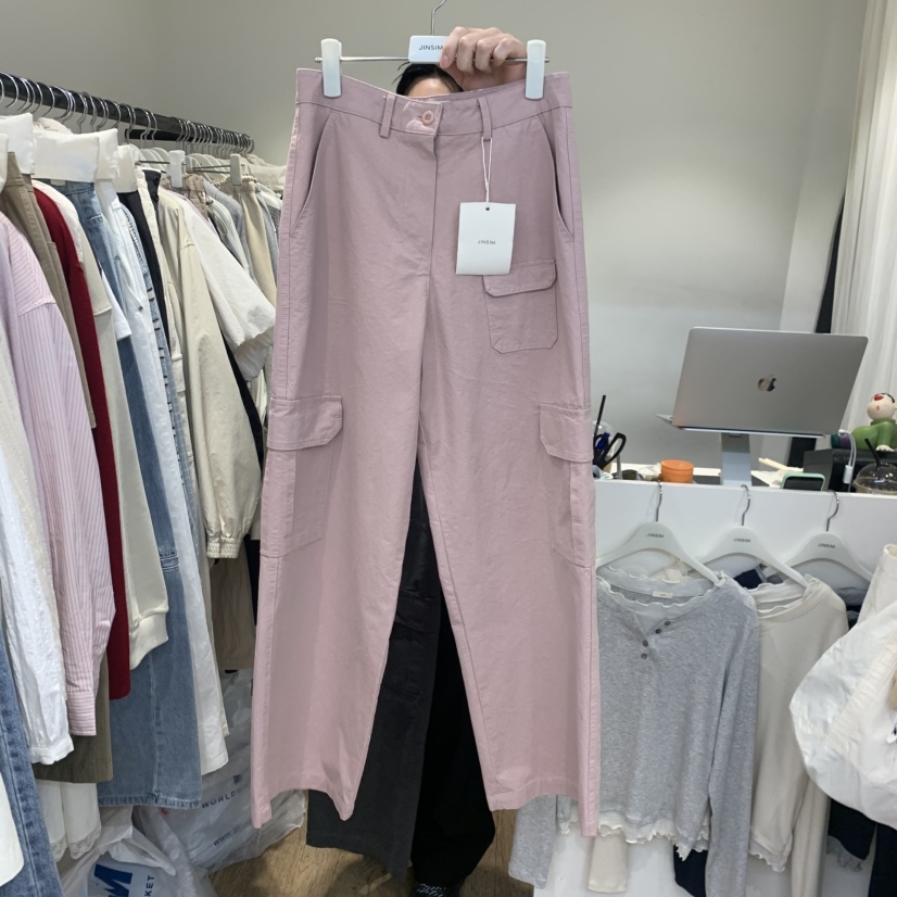 JINSIM韓國東大門直郵女裝新款休閑人氣推薦休閑褲不含腰帶JINSIM休閑褲圖色1