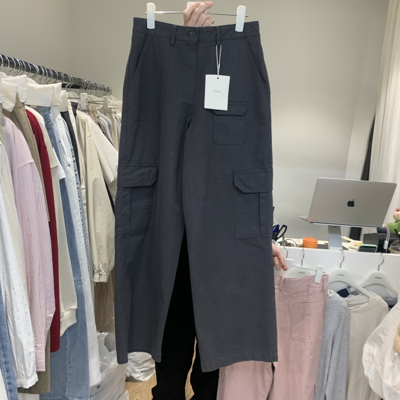 JINSIM韓國東大門直郵女裝新款休閑人氣推薦休閑褲不含腰帶JINSIM休閑褲圖色2