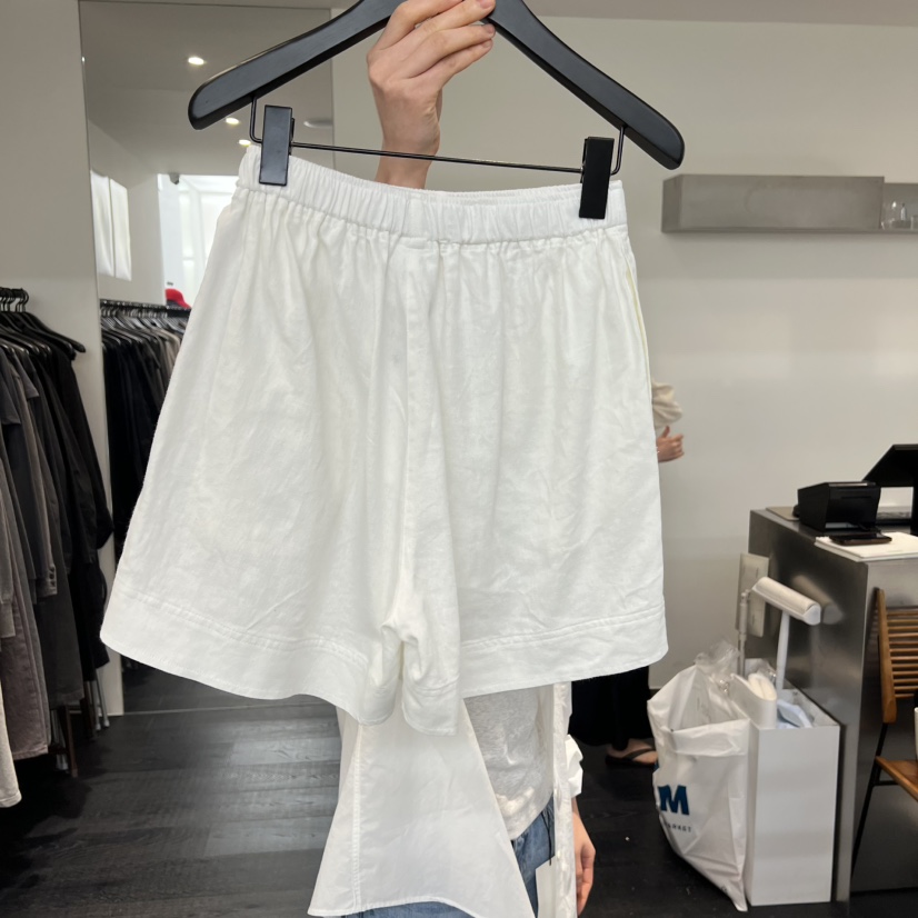 OBJECT韓國直郵女士新品休閑人氣職業推薦26春夏短褲亞麻OBJECT短褲