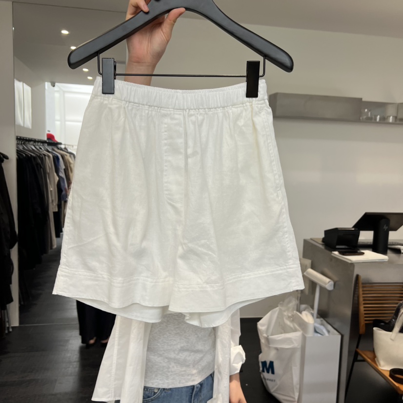 OBJECT韓國直郵女士新品休閑人氣職業推薦26春夏短褲亞麻OBJECT短褲圖色1