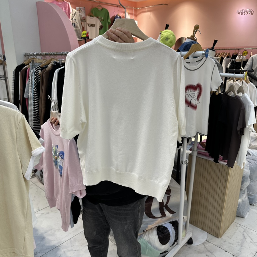 BLOOM韓國東大門代購女裝新款人氣休閑26春夏時尚針織衫花朵BLOOM-Q針織衫