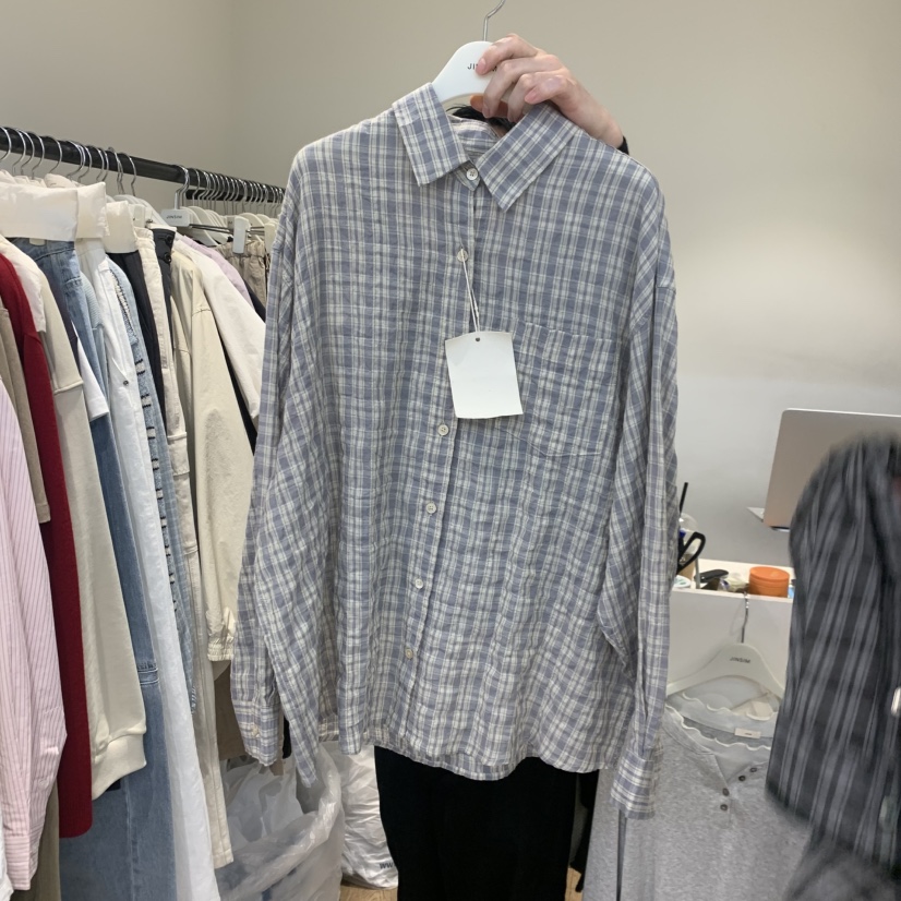 JINSIM韓國代購女士新品職業休閑人氣熱賣推薦襯衫蕾絲衫JINSIM襯衫/蕾絲衫圖色1