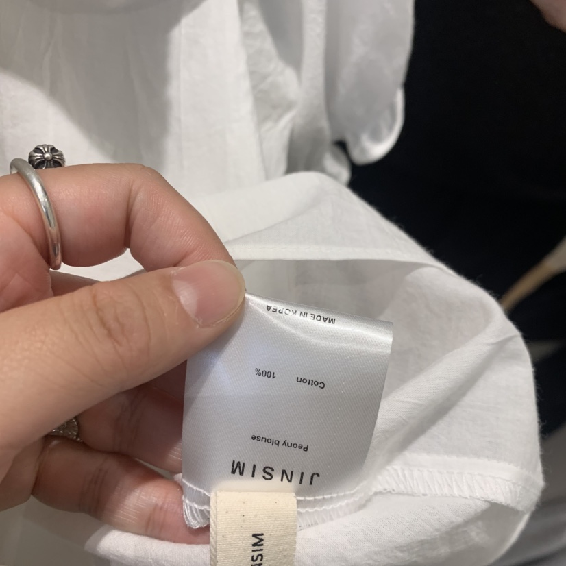 JINSIM韓國東大門代購女士新款休閑時尚推薦26春夏襯衫蕾絲衫JINSIM襯衫/蕾絲衫