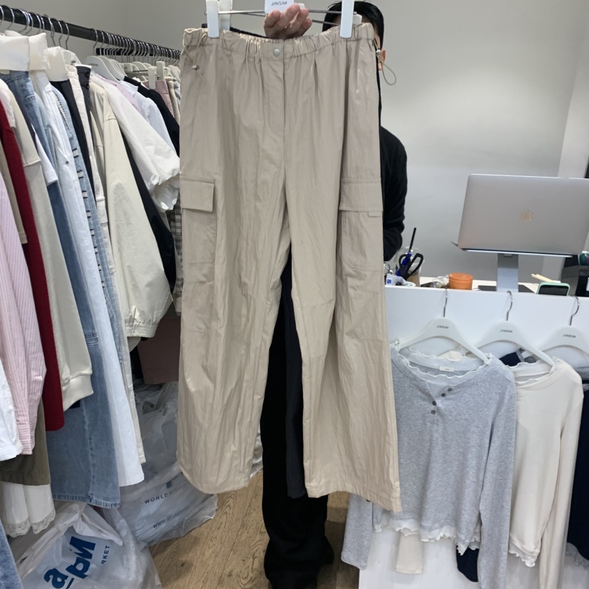 JINSIM韓國直郵實拍女裝新款職業26春夏推薦時尚熱賣休閑褲JINSIM休閑褲圖色1