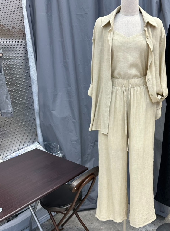 BLOOM韓國東大門代購女士新品時尚推薦26春夏人氣套裝三件套BLOOM-Q套裝圖色1