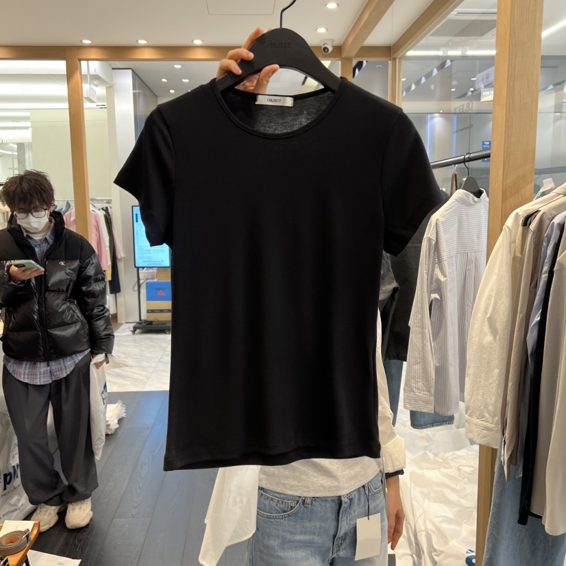 OBJECT韓國東大門直郵女士新款熱賣休閑職業時尚26春夏T恤OBJECTT恤圖色6