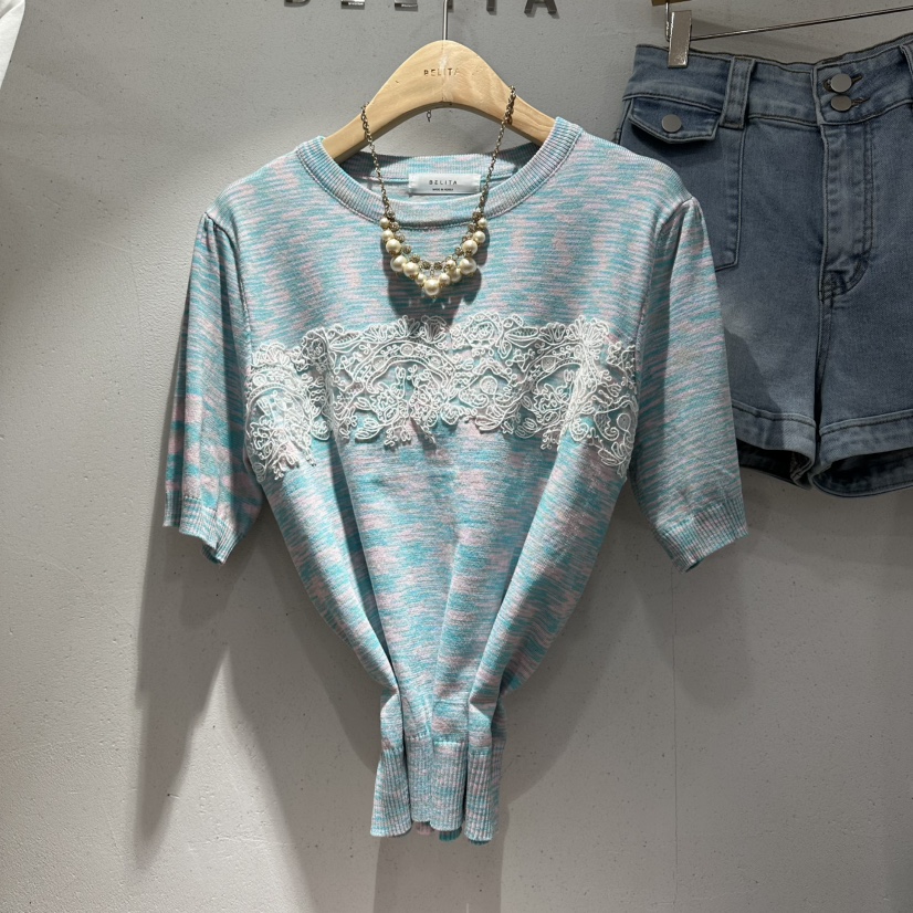 BELITA韓國代購女裝新品職業人氣熱賣休閑針織衫不含飾品BELITA針織衫圖色1