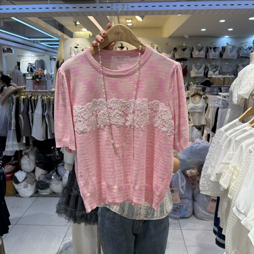 BELITA韓國代購女裝新品職業人氣熱賣休閑針織衫不含飾品BELITA針織衫圖色2