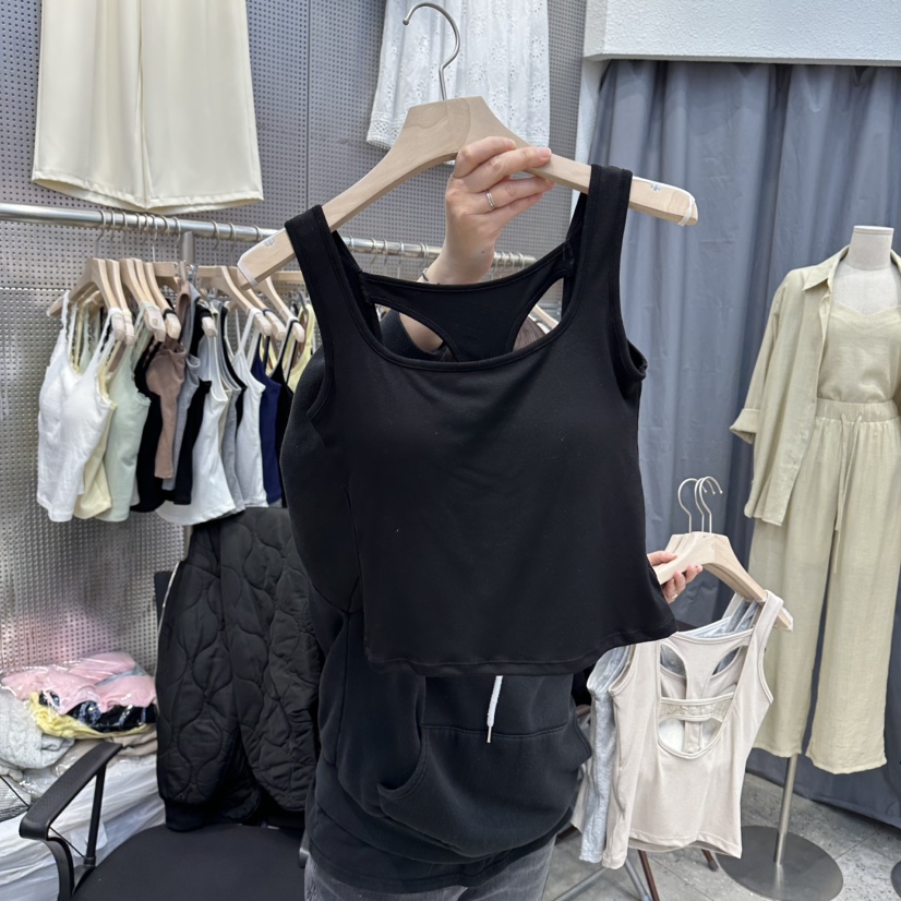 BLOOM韓國東大門代購女裝新品時尚人氣熱賣吊帶背心蕾絲開衩BLOOM-Q吊帶/背心圖色4