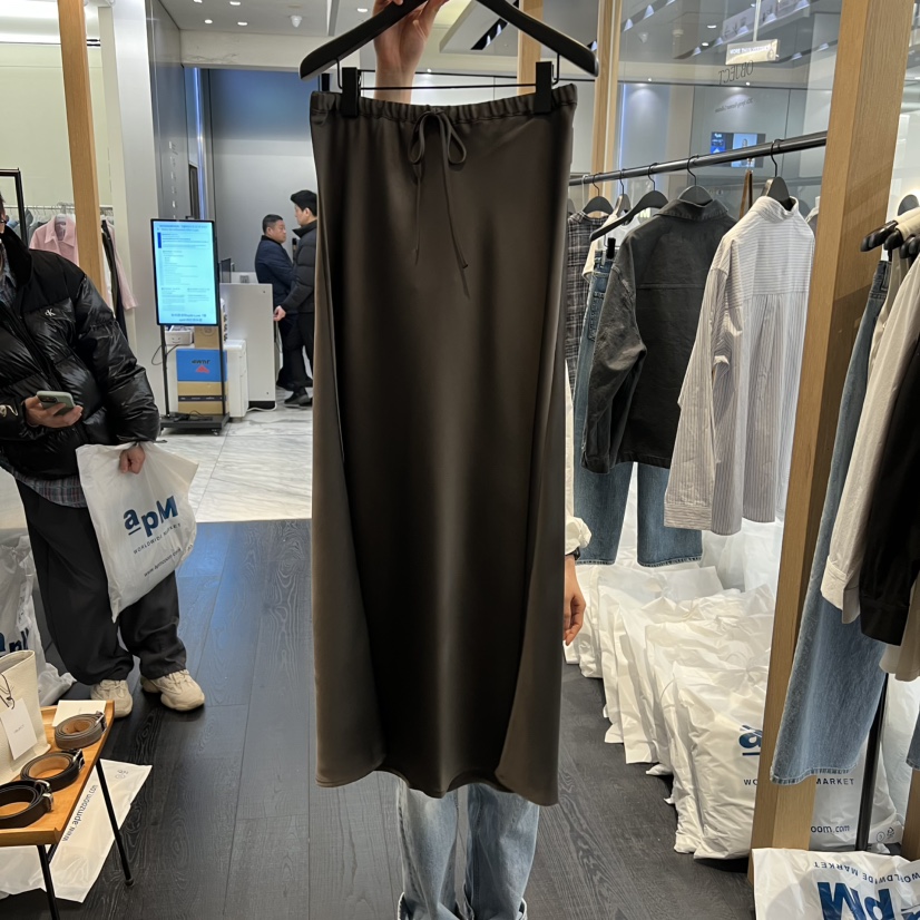 OBJECT韓國直郵女裝新品休閑人氣時尚職業推薦26春夏長裙OBJECT長裙圖色1