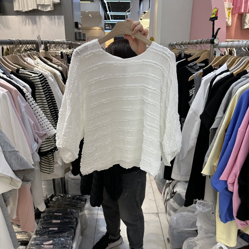 BLOOM韓國直郵實拍女裝新品熱賣休閑職業26春夏襯衫蕾絲衫蕾絲BLOOM-Q襯衫/蕾絲衫圖色1