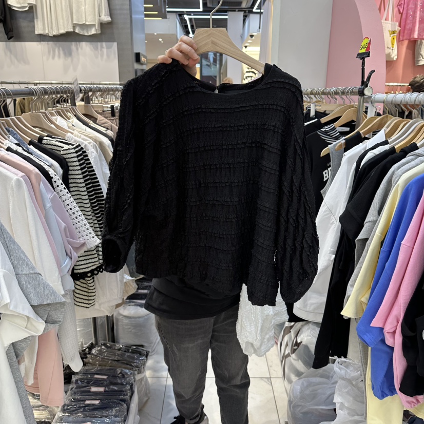 BLOOM韓國直郵實拍女裝新品熱賣休閑職業26春夏襯衫蕾絲衫蕾絲BLOOM-Q襯衫/蕾絲衫圖色2