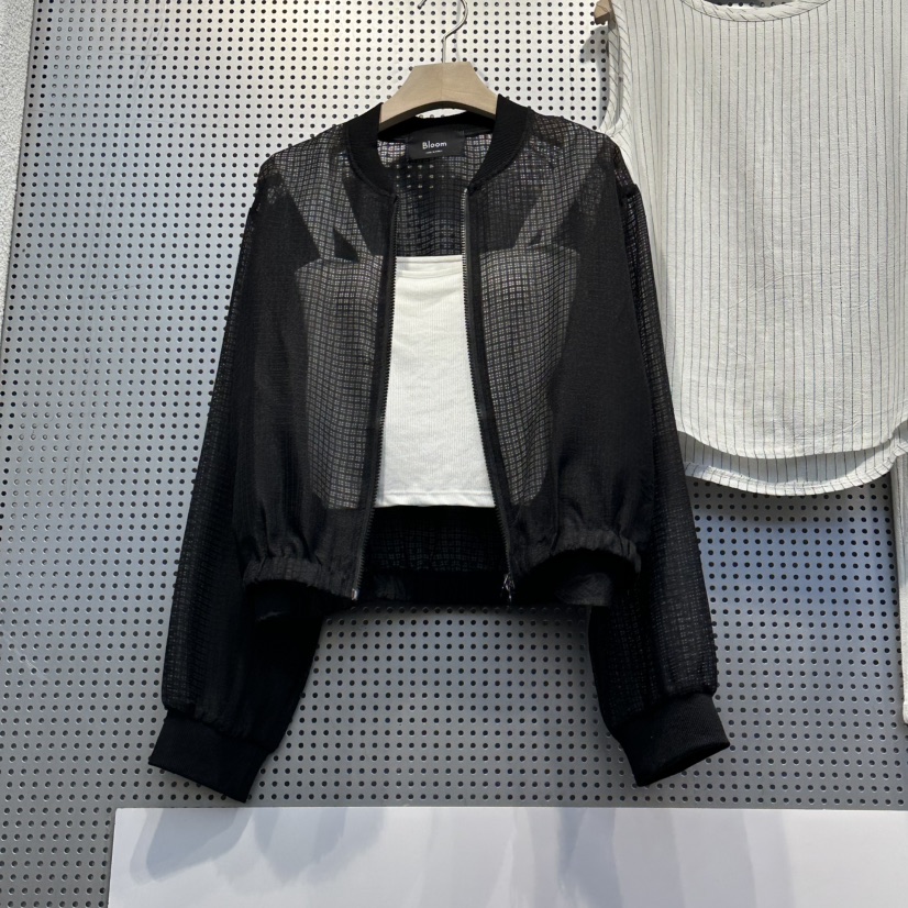 BLOOM韓國直郵女裝新品熱賣人氣休閑26春夏夾克不含內搭透明BLOOM-Q夾克圖色2