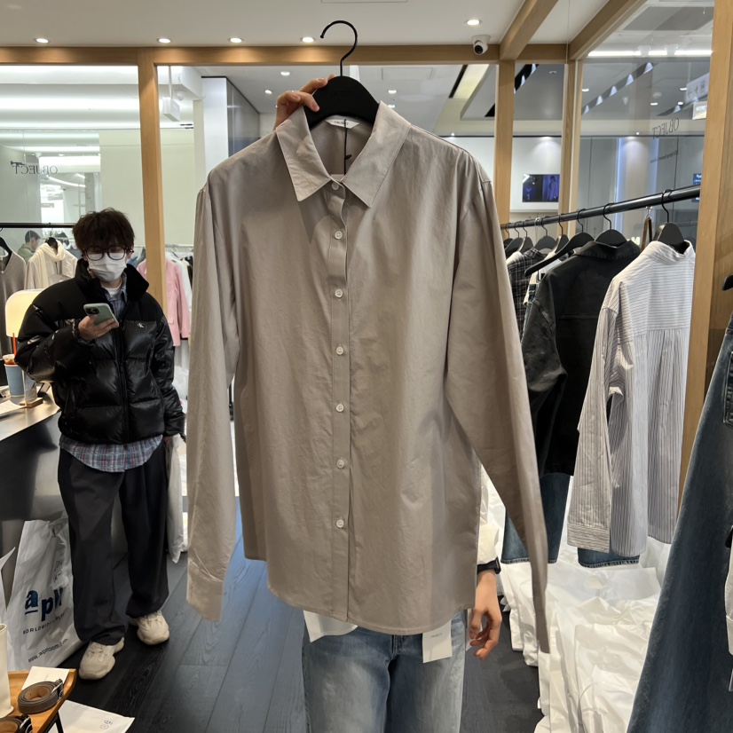 OBJECT韓國直郵實拍女士新款26春夏人氣時尚職業襯衫蕾絲衫OBJECT襯衫/蕾絲衫圖色2