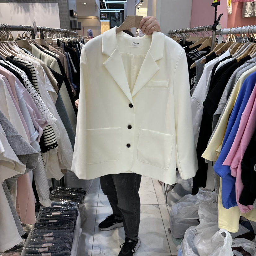 BLOOM韓國直郵實拍女士新款熱賣推薦職業人氣休閑夾克口袋BLOOM-Q夾克圖色1