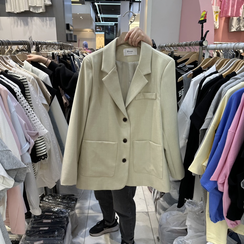 BLOOM韓國直郵實拍女士新款熱賣推薦職業人氣休閑夾克口袋BLOOM-Q夾克圖色2