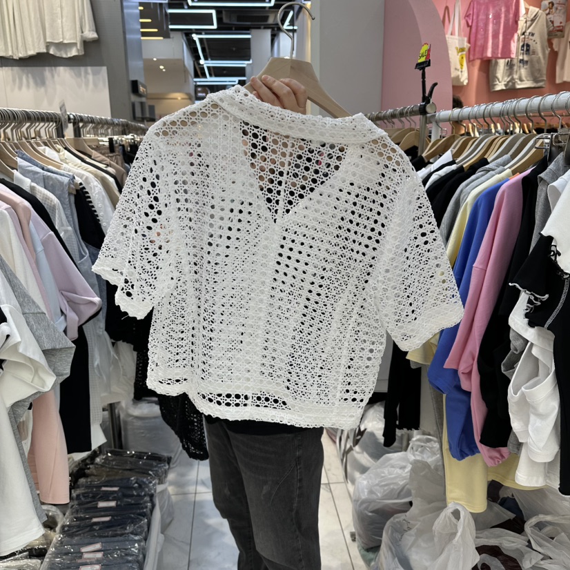 BLOOM韓國直郵女士新品時尚26春夏職業休閑人氣針織衫短款BLOOM-Q針織衫