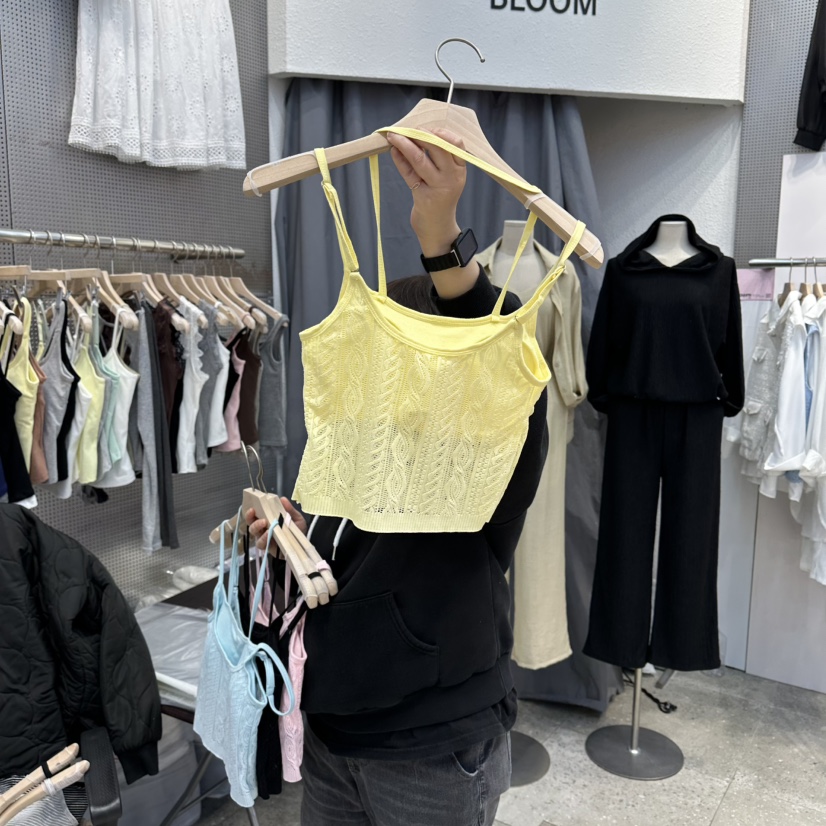 BLOOM韓國代購女士新款人氣時尚26春夏推薦熱賣休閑吊帶背心BLOOM-Q吊帶/背心