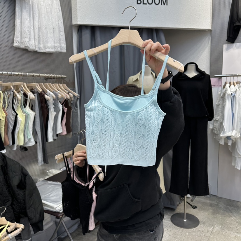BLOOM韓國代購女士新款人氣時尚26春夏推薦熱賣休閑吊帶背心BLOOM-Q吊帶/背心圖色2