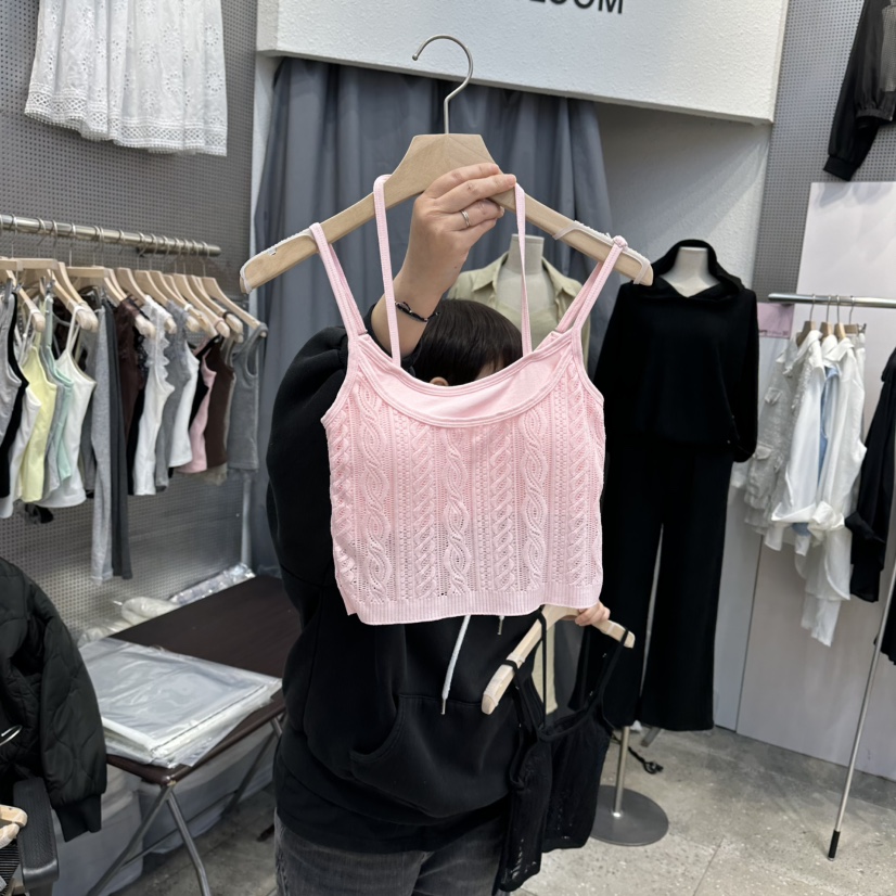 BLOOM韓國代購女士新款人氣時尚26春夏推薦熱賣休閑吊帶背心BLOOM-Q吊帶/背心圖色3