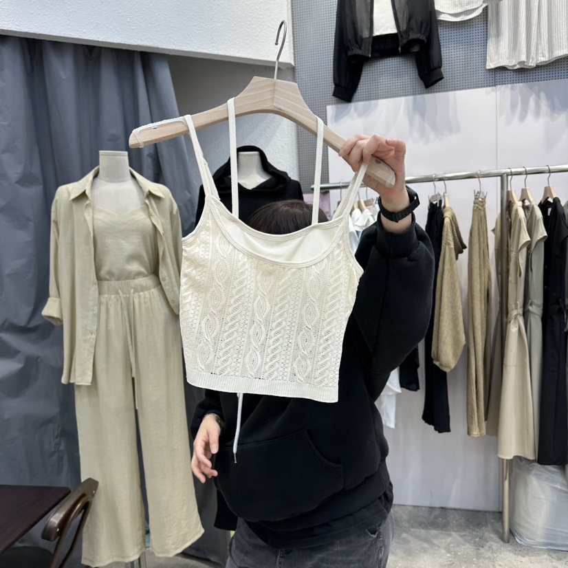 BLOOM韓國代購女士新款人氣時尚26春夏推薦熱賣休閑吊帶背心BLOOM-Q吊帶/背心圖色4