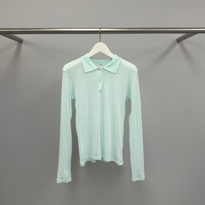 WATER/RIVER韓國東大門代購女士新品推薦人氣長袖T恤透視WATER/RIVER長袖T恤圖色5