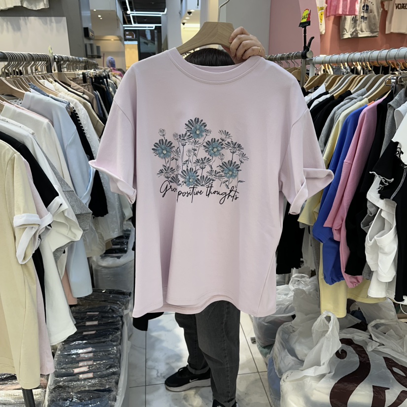 BLOOM韓國東大門直郵女裝新品人氣熱賣時尚職業休閑推薦T恤BLOOM-QT恤圖色4