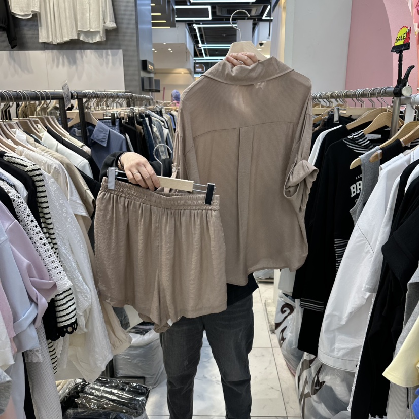 BLOOM韓國直郵實拍女裝新品26春夏人氣休閑套裝兩件套套裝BLOOM-Q套裝