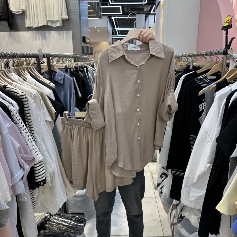 BLOOM韓國直郵實拍女裝新品26春夏人氣休閑套裝兩件套套裝BLOOM-Q套裝圖色1